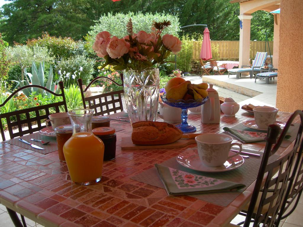 B&B Villa Les Tamaris Régusse Exteriör bild