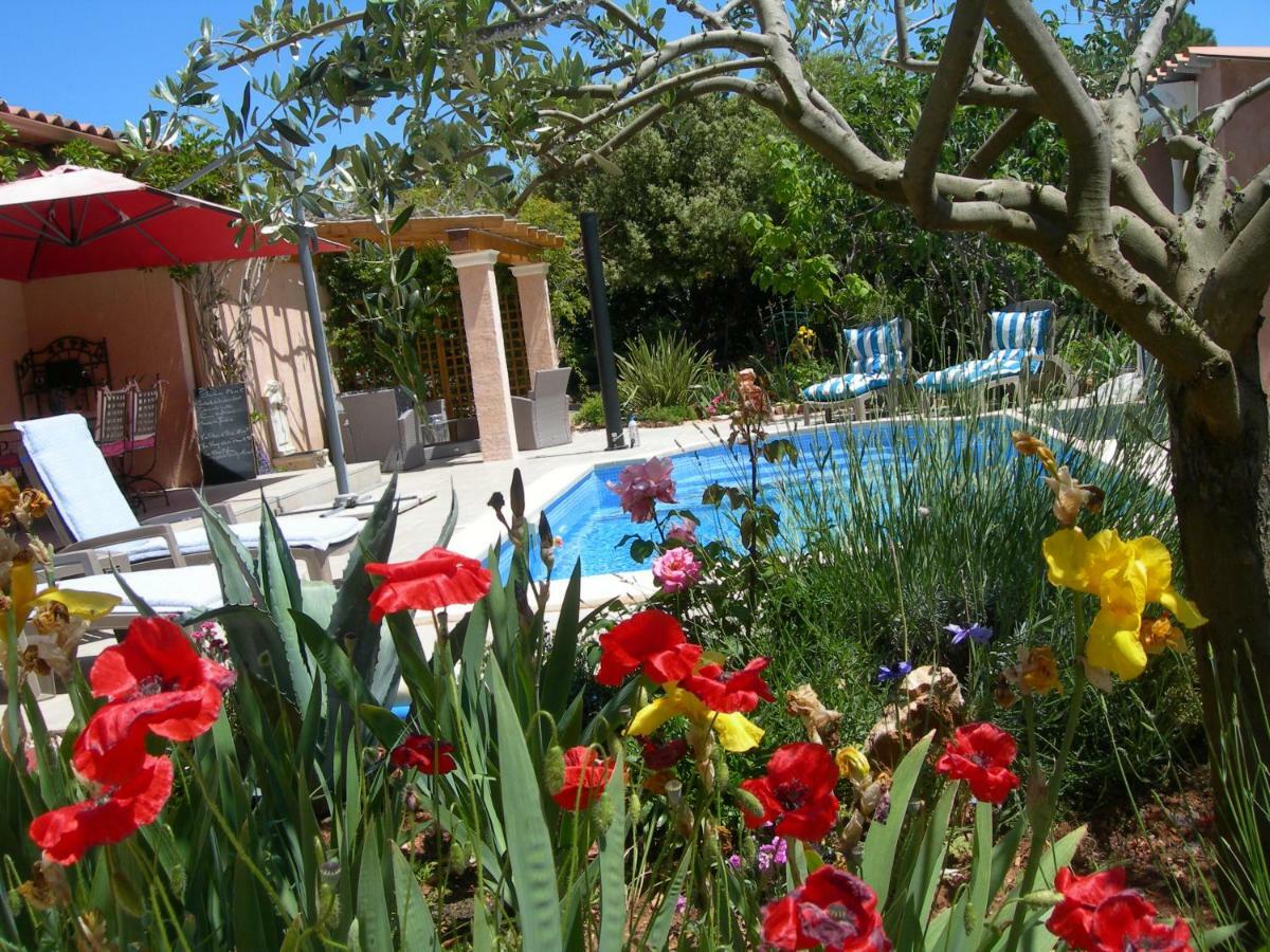 B&B Villa Les Tamaris Régusse Exteriör bild